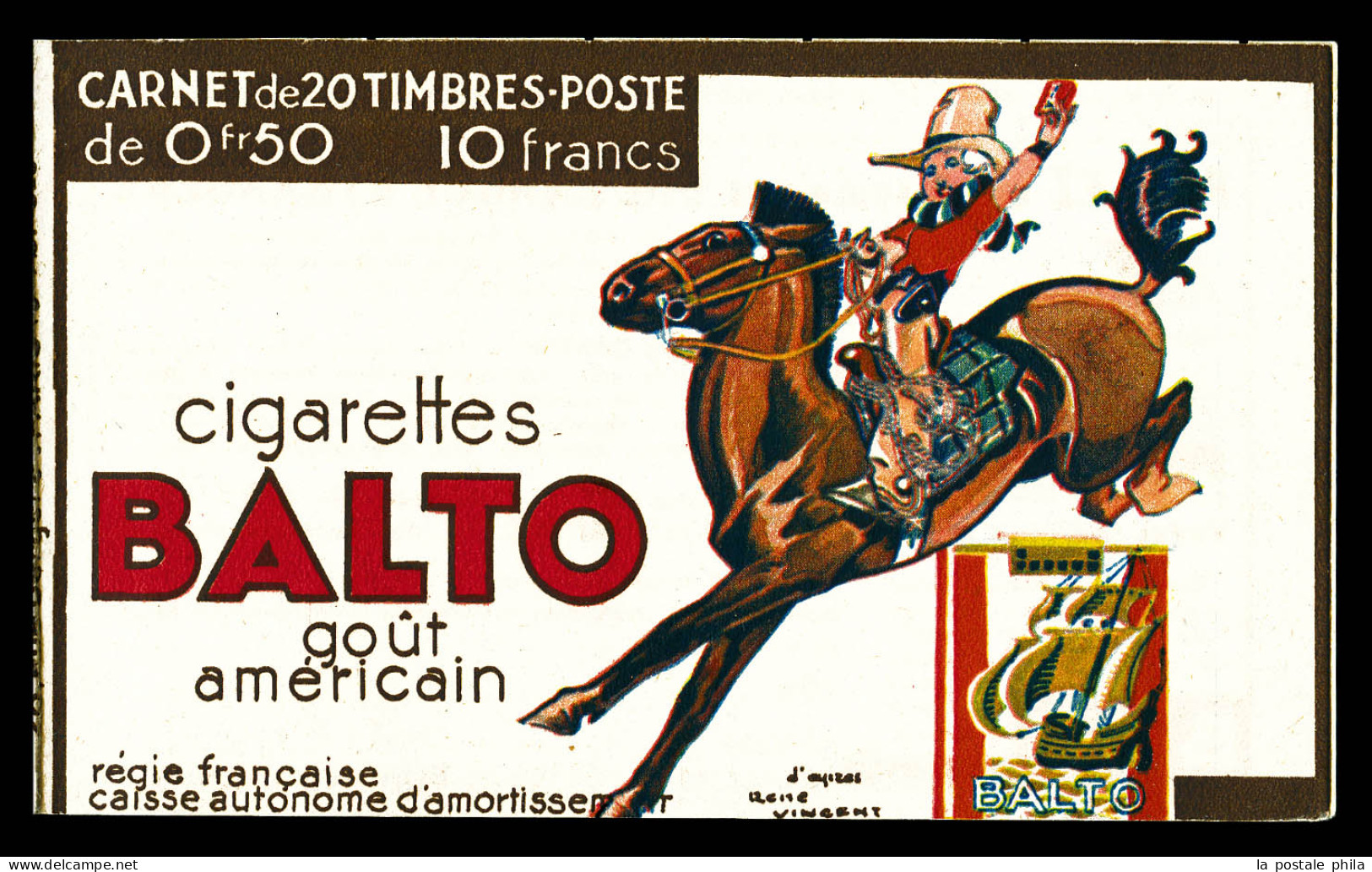 ** N°283-C30, Série 315-A, CIGARETTES BALTO Et 3 SUISSES. SUP. R.R.  Qualité: ** - Anciens : 1906-1965