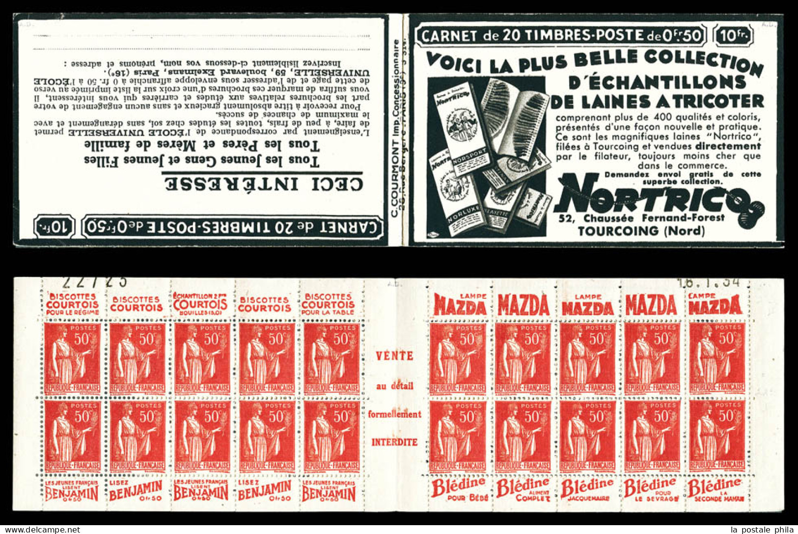 ** N°283-C31, Série 314, NORTRICO Et EU, Daté Du 16.1.34, TTB  Qualité: ** - Vecchi : 1906-1965