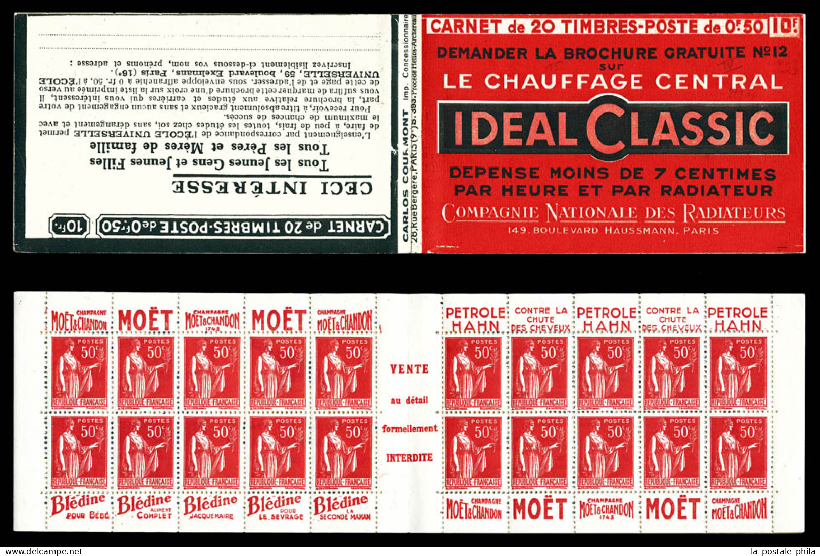 ** N°283-C51, Série 393-A, IDEAL CLASSIC Et EU, SUP. R.R.  Qualité: ** - Alte : 1906-1965