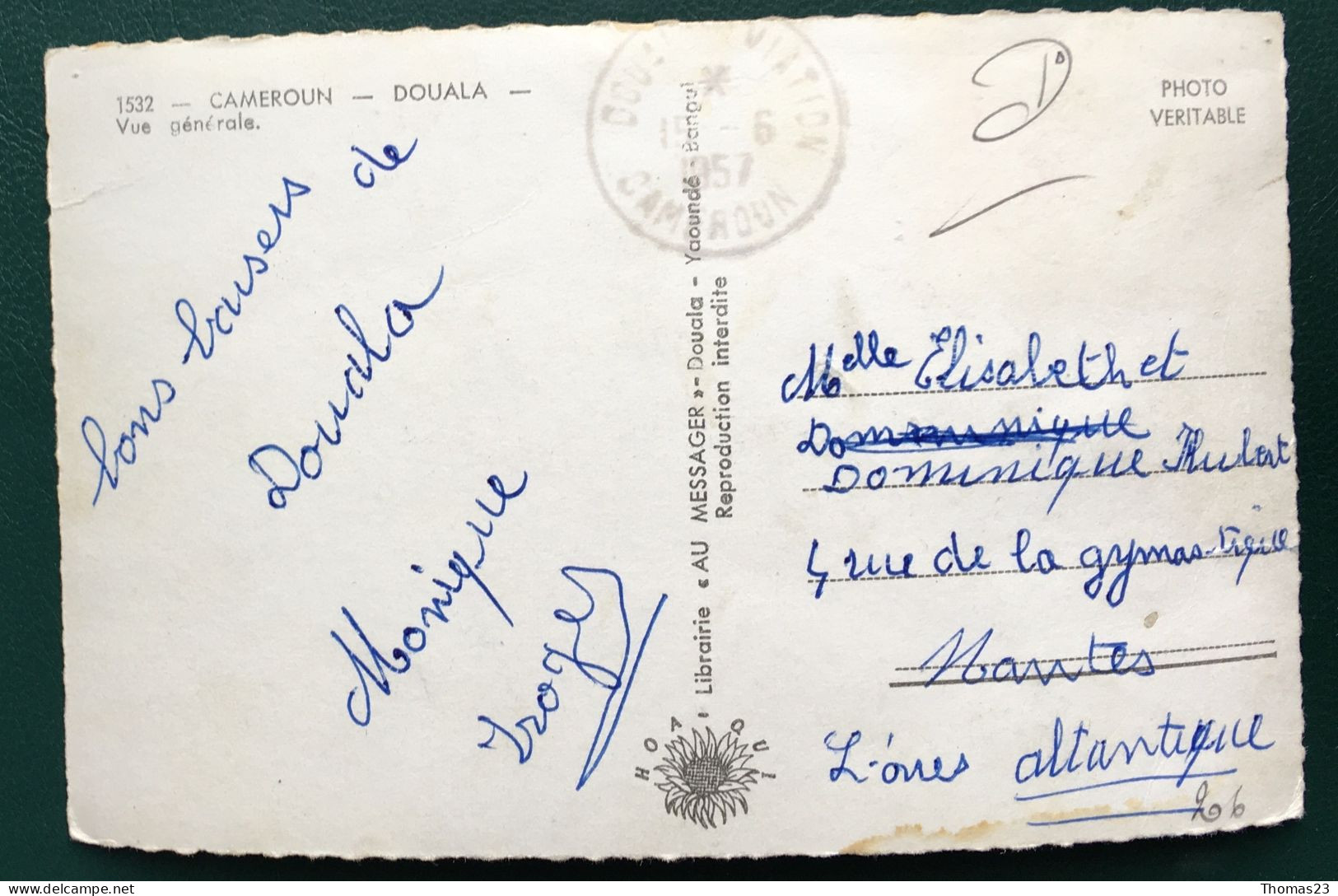 Douala, Vue Générale, Lib "Au Messager", N° 1532 - Kameroen