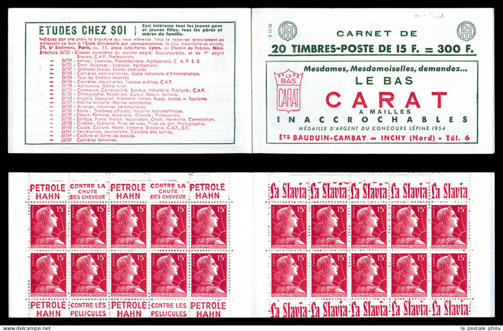 ** N°1011-C14, Série 13-56, LE BAS CARAT Et EU, TTB  Qualité: ** - Oude : 1906-1965