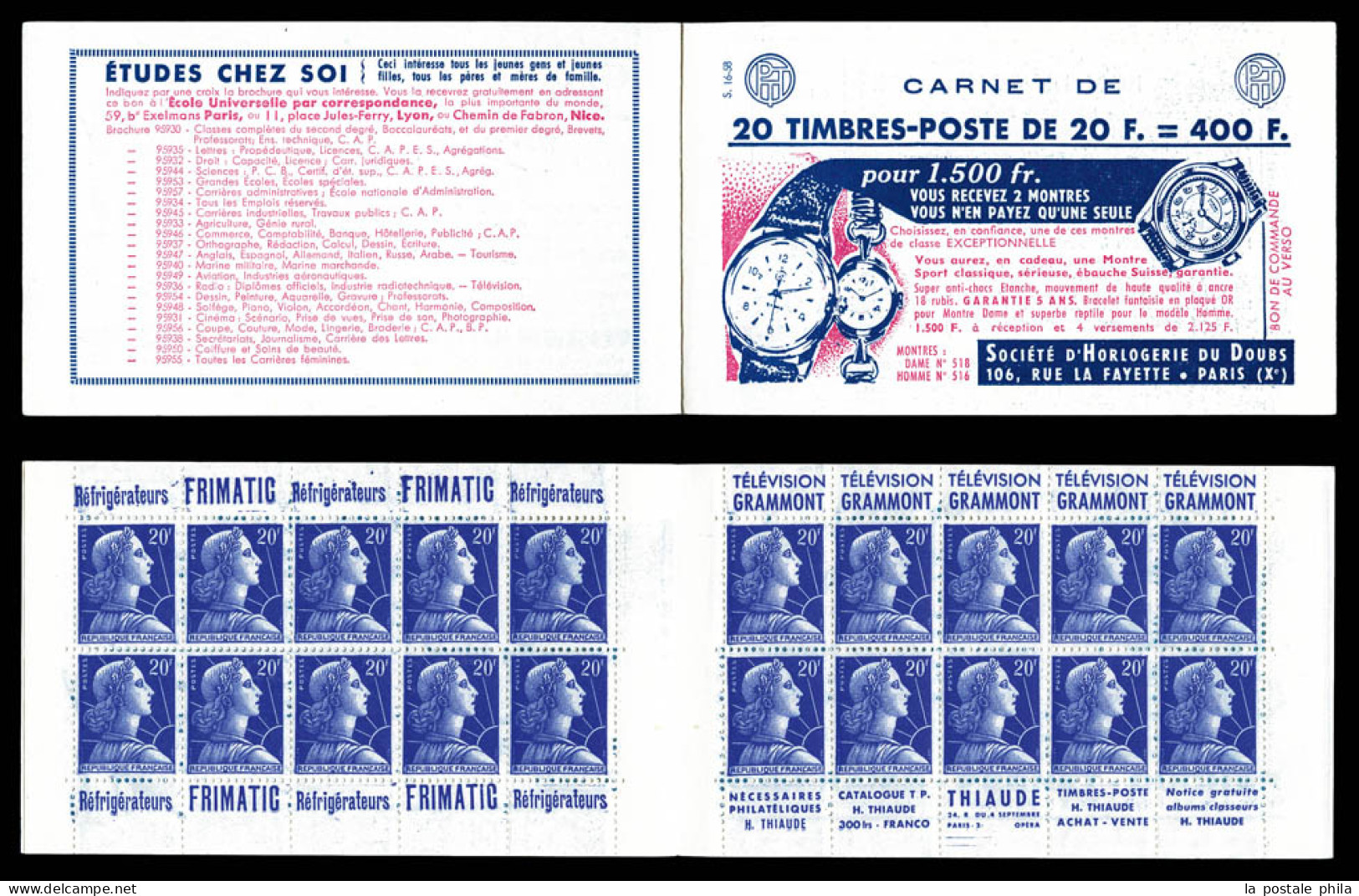 ** N°1011B-C16, Série 16-58, 2ème I De FRIMATIC (inférieur) Cassé, SUP. R.  Qualité: ** - Oude : 1906-1965