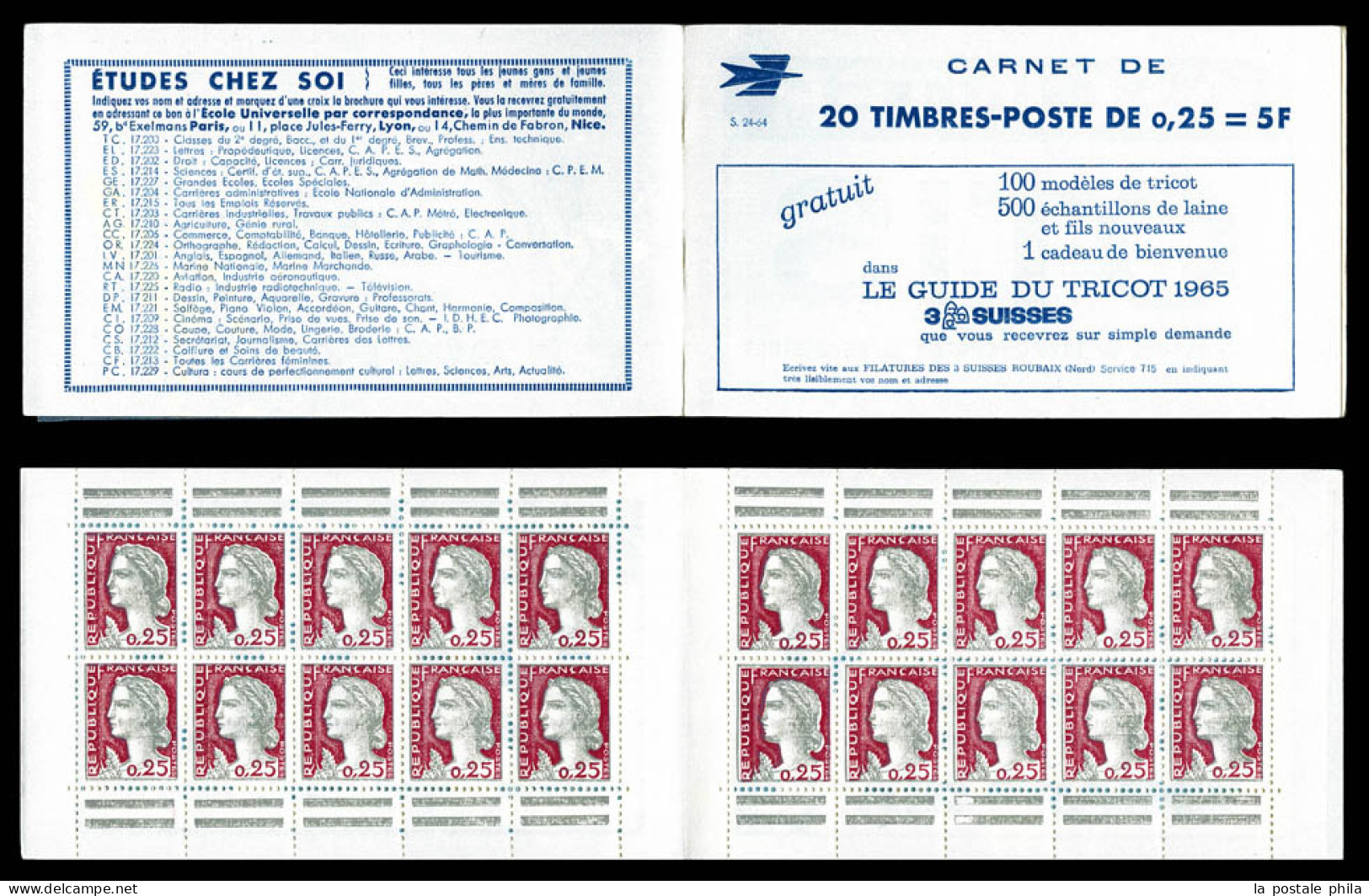 ** N°1263-C3, Série 24-64, 3 SUISSES Et EU. TB  Qualité: ** - Anciens : 1906-1965