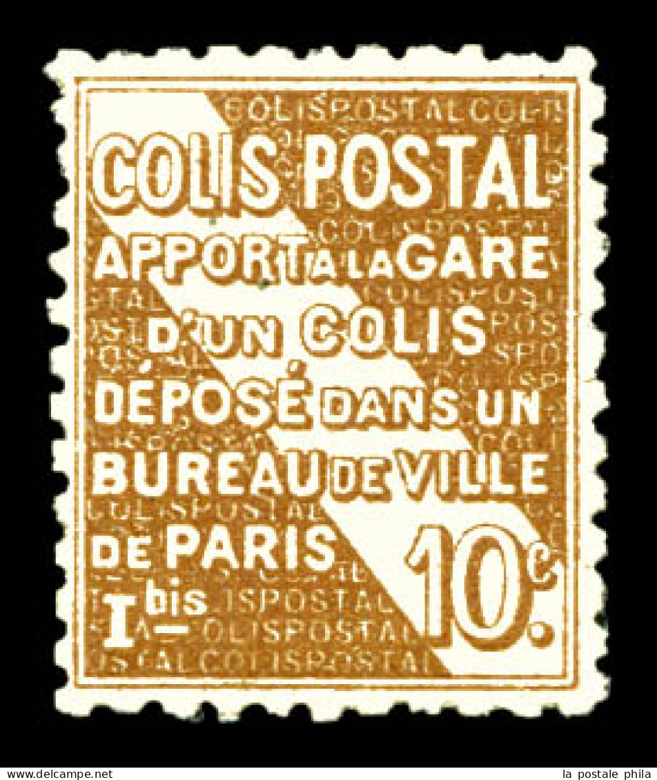 ** N°28D, (N° Maury), NON EMIS: 10c Brun Sur Jaune, Apport à La Gare, Très Bon Centrage, GRANDE RARETE, SUPERBE (certifi - Mint/Hinged