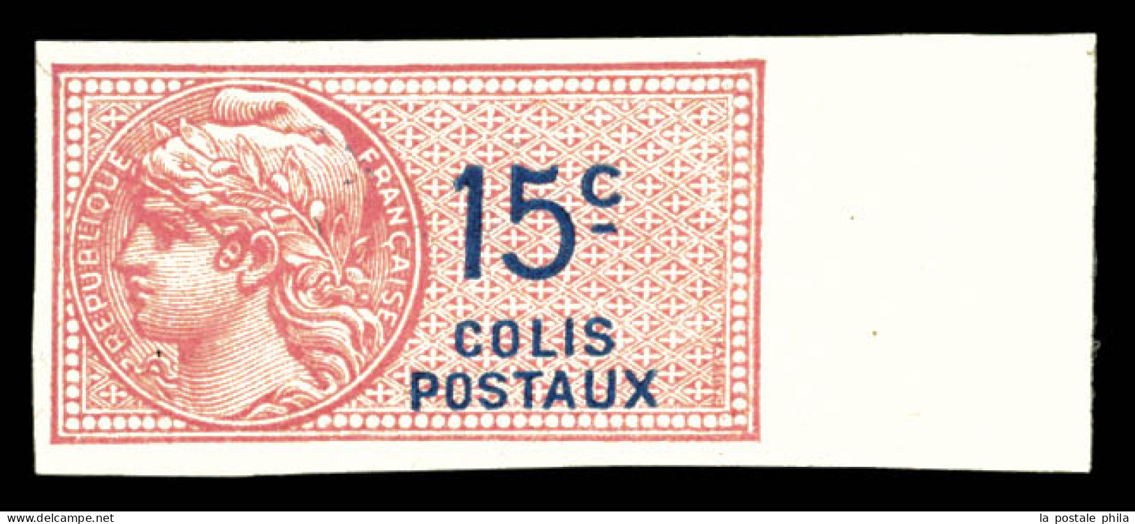 * N°33d, 15c Rouge NON DENTELE, Bdf, SUP (signé Calves/certificat)  Qualité: *  Cote: 850 Euros - Mint/Hinged