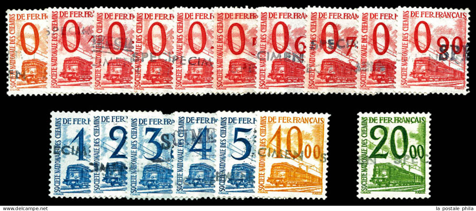 ** N°31/47, Série De 1960 Surchargée 'SPECIMEN', TB  Qualité: **  Cote: 250 Euros - Mint/Hinged