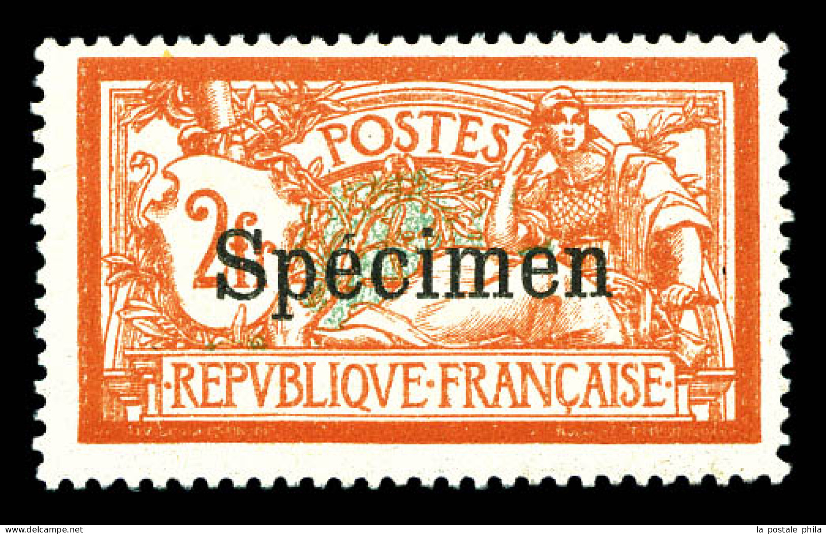 ** N°145-CI 2, 2f Merson Surchargé SPECIMEN. TB  Qualité: **  Cote: 250 Euros - Cours D'Instruction