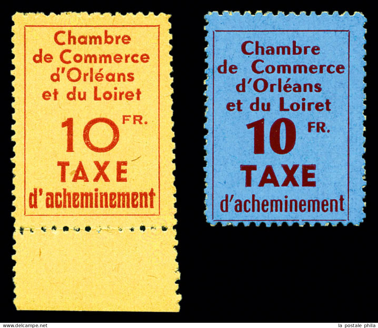 ** N°2/3, Orléans, Les 2 Valeurs, SUP (certificat)  Qualité: **  Cote: 650 Euros - War Stamps
