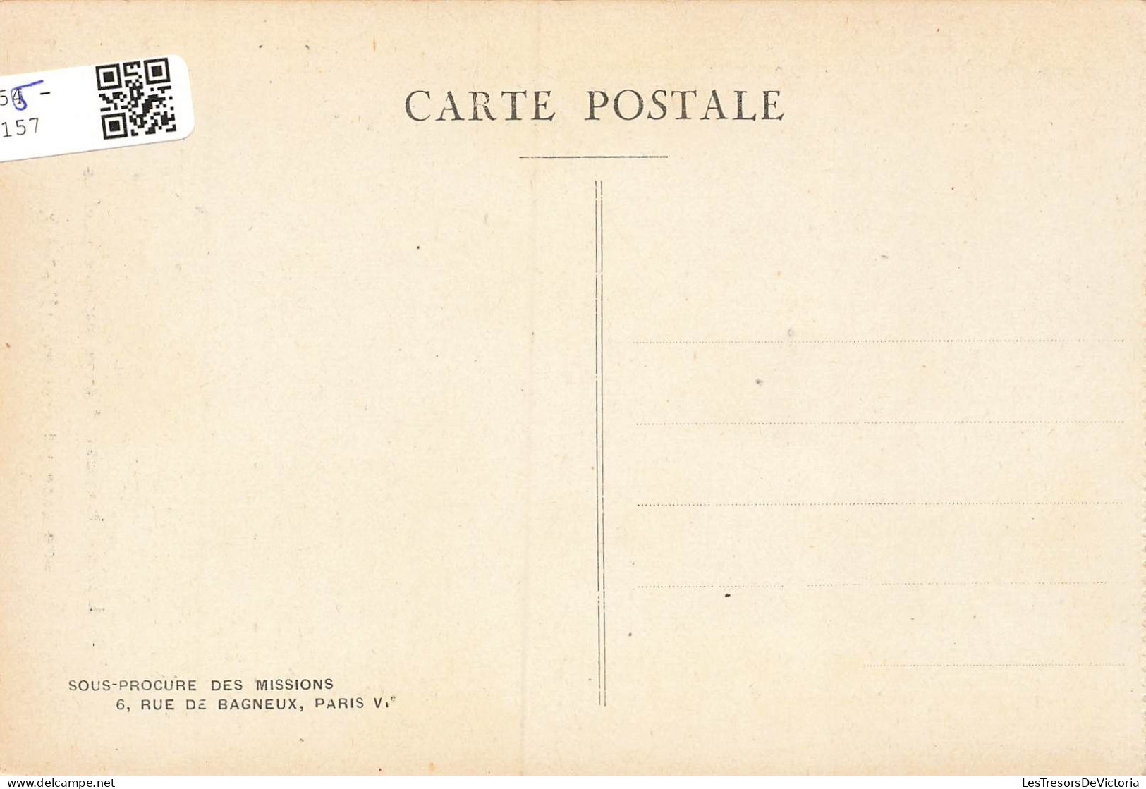 NOUVELLE CALEDONIE - Weïem - Le Missionnaire Trouve Parfois Une Case Pittoresque - Animé - Carte Postale Ancienne - Nouvelle-Calédonie