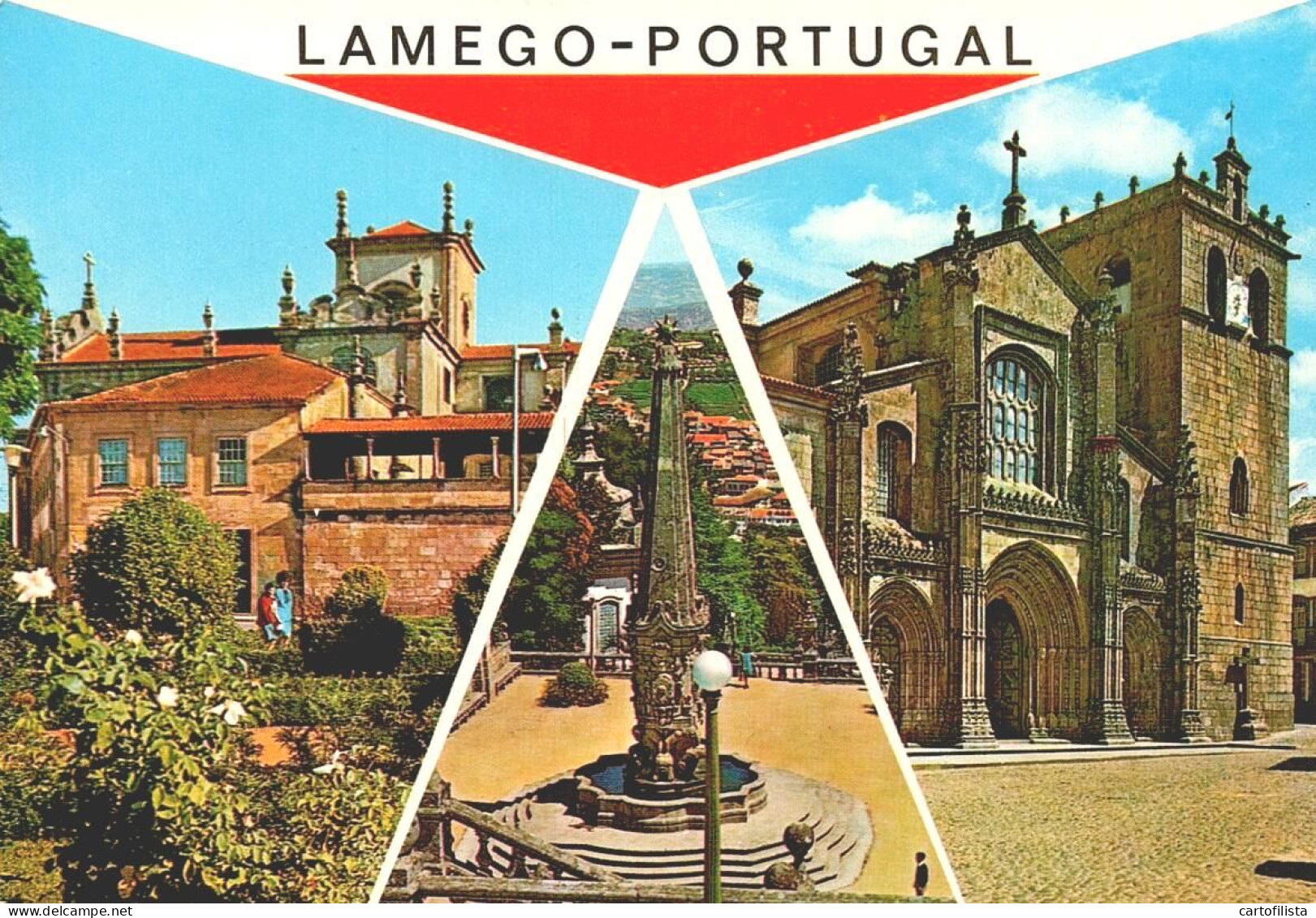 LAMEGO - Sé Catedral E Largo Dos Reis  ( 2 Scans ) - Viseu