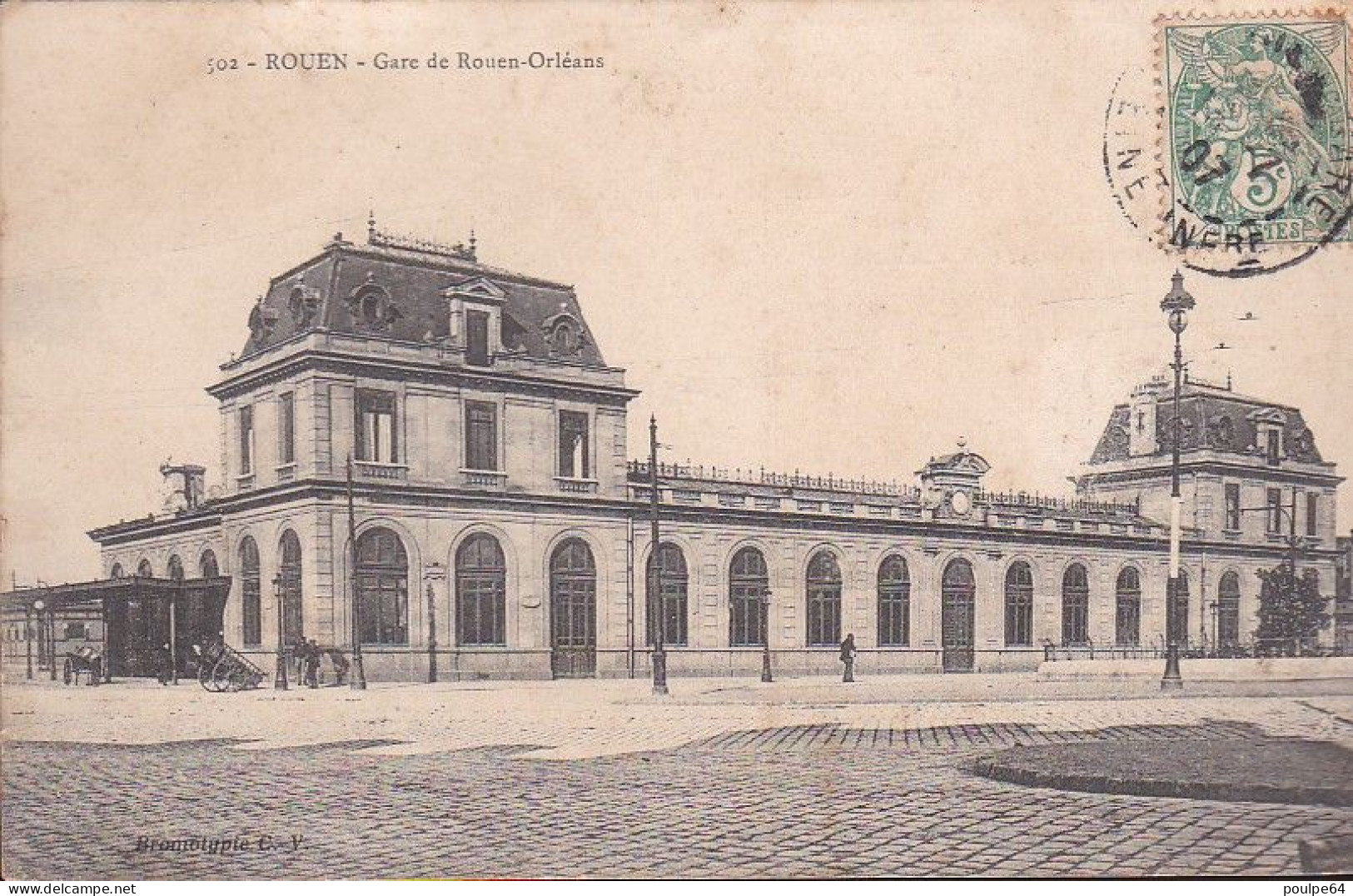 La Gare D' Orléans : Vue Extérieure - Rouen