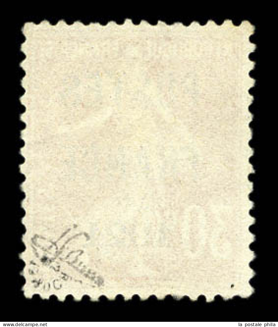 (*) N°35, 30c Orange Surchargé 'POSTE FRANCE 1921', Bon Centrage, RARE DANS CETTE QUALITE, SUPERBE (signé Brun/certifica - 1893-1947