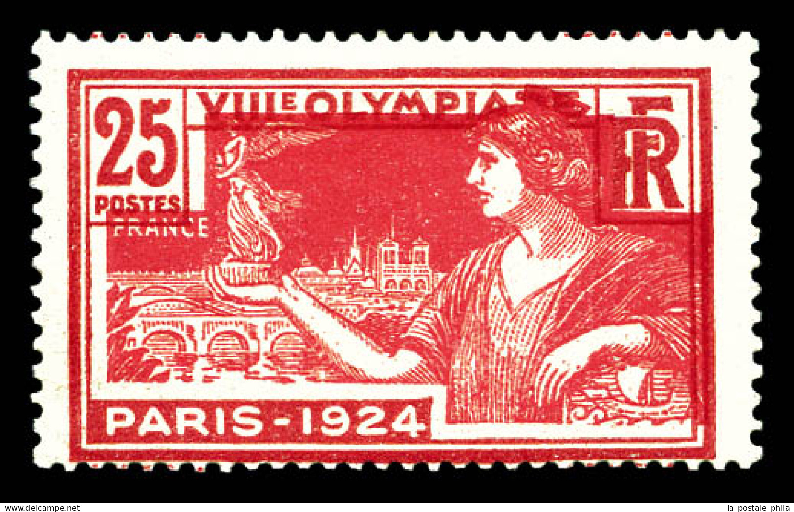 * N°184b, Jo De Paris, Centre Très Déplacé. TTB  Qualité: * - Unused Stamps