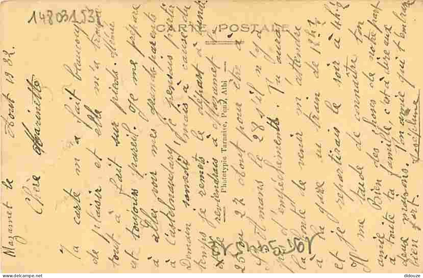 81 - Mazamet - Village D'Hautpoul - Vue Générale - Correspondance - Voyagée En 1932 - CPA - Voir Scans Recto-Verso - Mazamet
