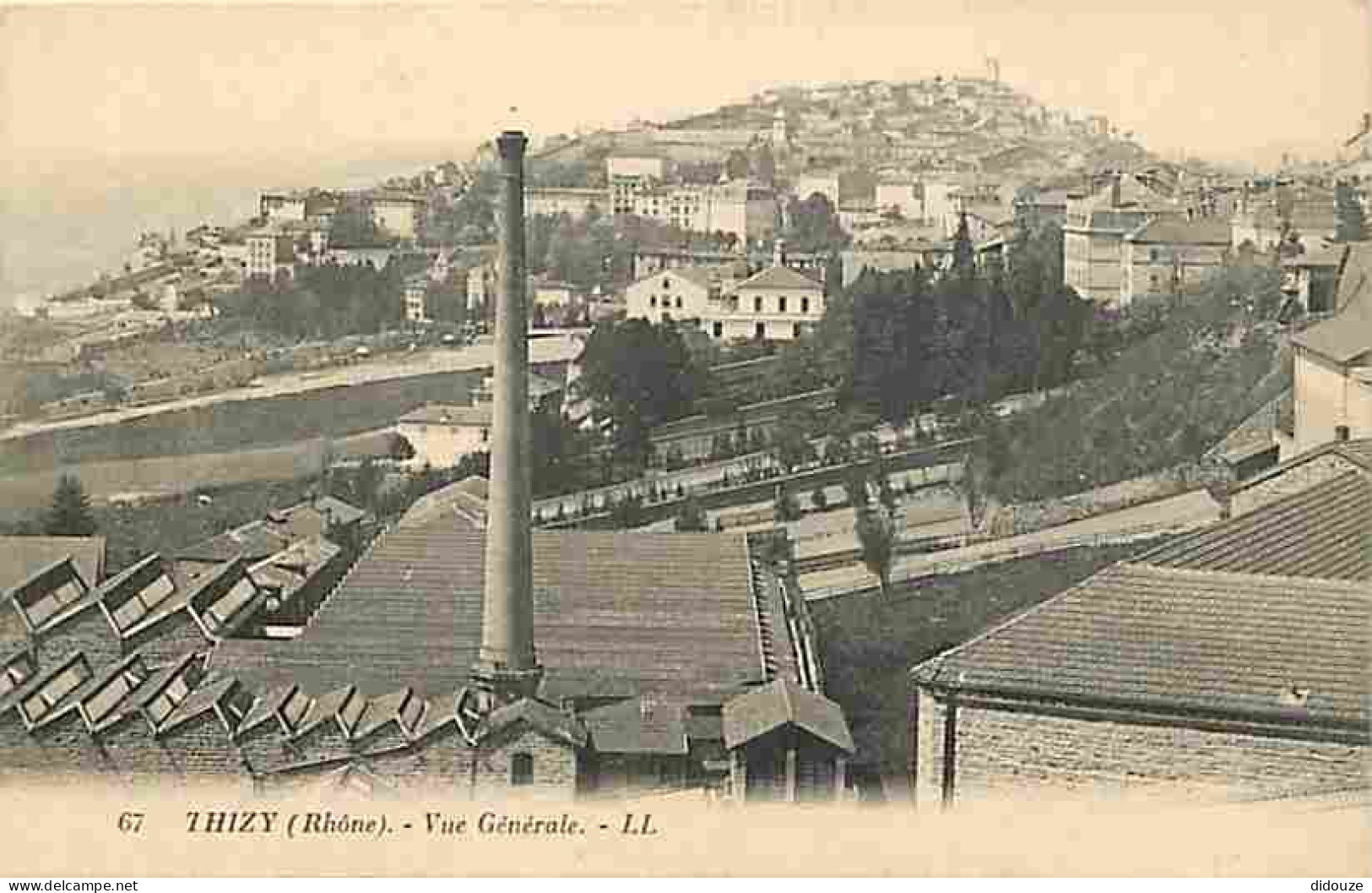 69 - Thizy - Vue Générale - Correspondance - CPA - Voir Scans Recto-Verso - Thizy