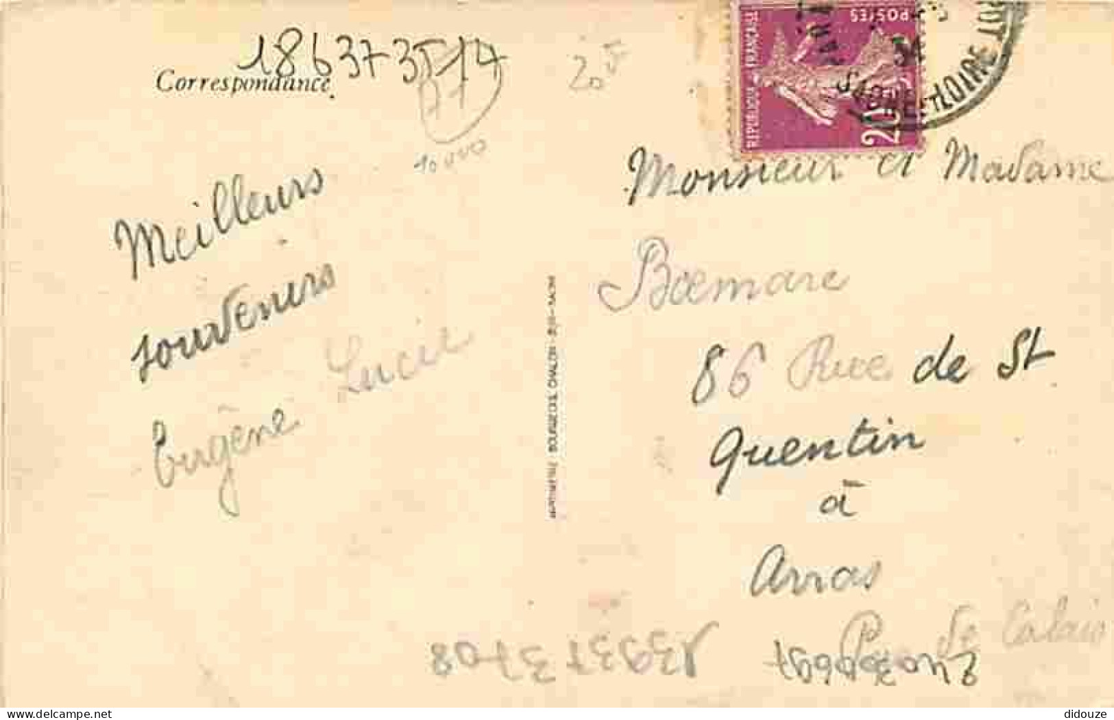 71 - Paray Le Monial - Multivues - Oblitération Ronde De 1934 - CPA - Voir Scans Recto-Verso - Paray Le Monial