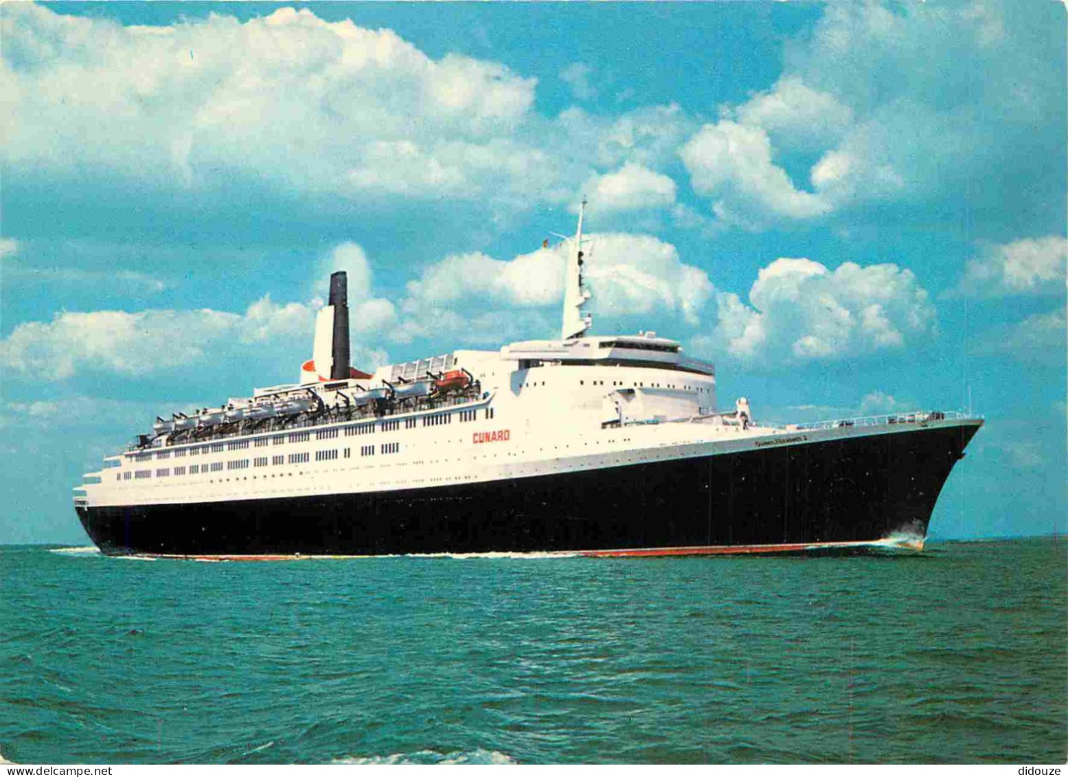 Bateaux - Paquebots - R.M.S. Queen Elizabeth 2 - CPM - Carte Neuve - Voir Scans Recto-Verso - Steamers