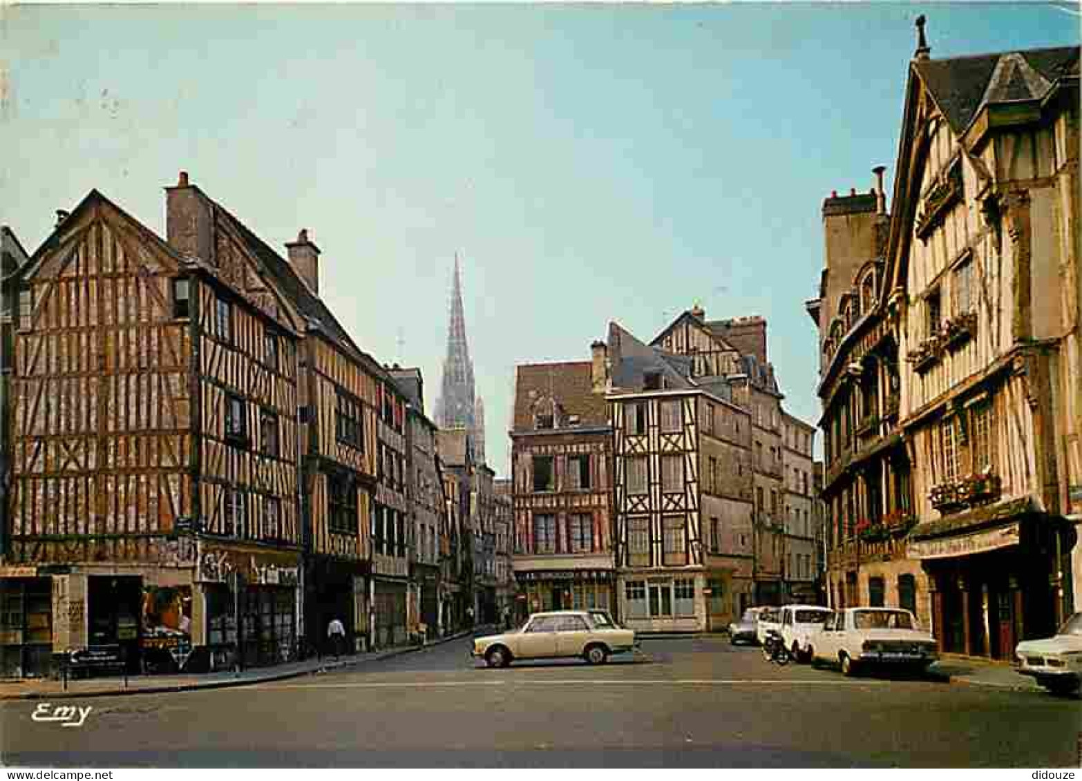 Automobiles - Rouen - La Place Du Lieutenant Aubert - CPM - Voir Scans Recto-Verso - Voitures De Tourisme