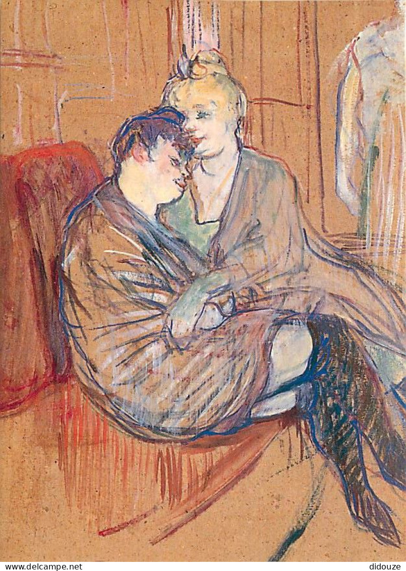 Art - Peinture - Henri De Toulouse Lautrec - Les Deux Amies, 1894 - CPM - Carte Neuve - Voir Scans Recto-Verso - Paintings