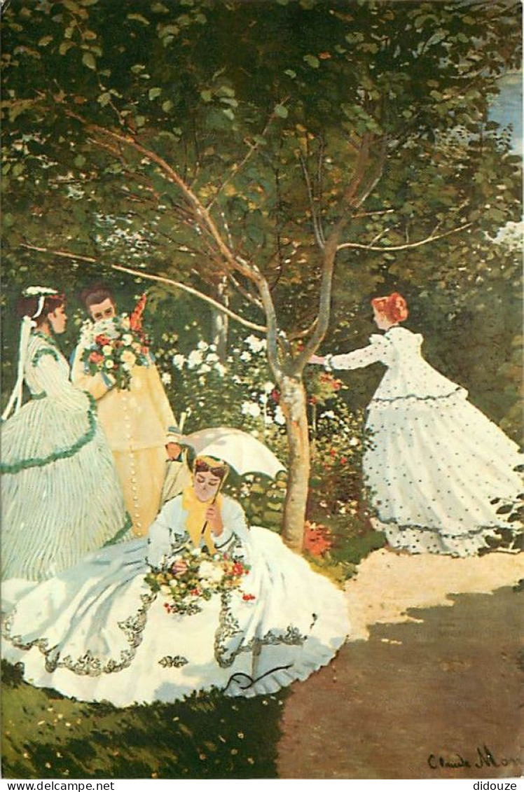 Art - Peinture - Claude Monet - Femmes Au Jardin, 1866-67 - Carte Neuve - CPM - Voir Scans Recto-Verso - Peintures & Tableaux