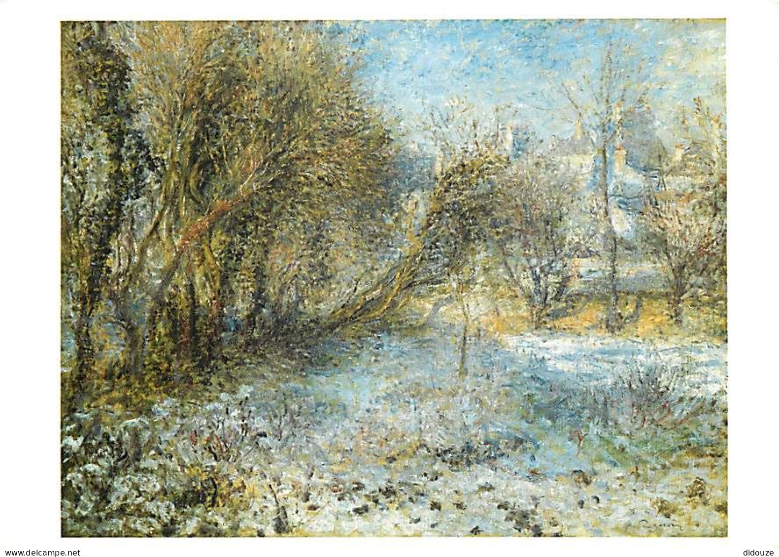 Art - Peinture - Pierre-Auguste Renoir - Paysage De Neige - CPM - Carte Neuve - Voir Scans Recto-Verso - Peintures & Tableaux