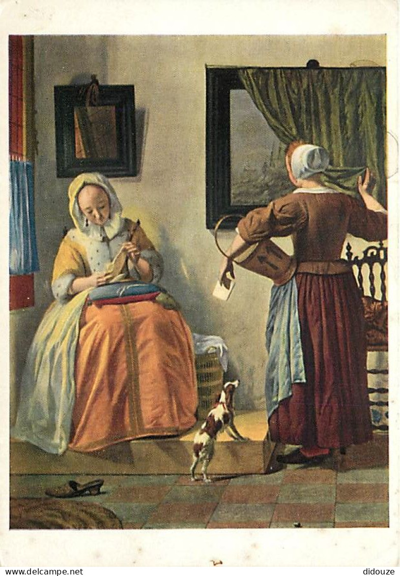 Art - Peinture - Gabriel Metsu - The Letter Reader - CPM - Voir Scans Recto-Verso - Paintings