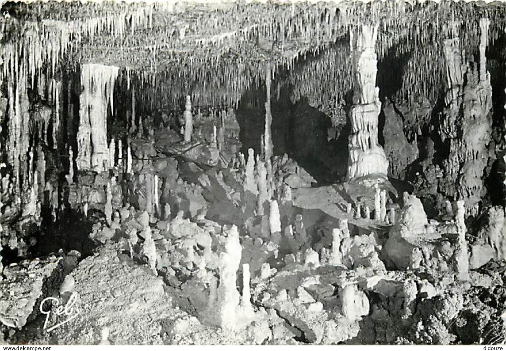 46 - Gourdon - Grottes De Cougnac - Salle Des Colonnes - Spéléologie - Carte Dentelée - CPSM Grand Format - Etat Pli Vis - Gourdon