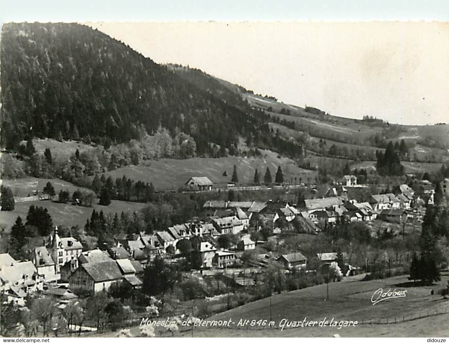 38 - Monestier De Clermont - Quartier De La Gare - Carte Dentelée - CPSM Grand Format - Voir Scans Recto-Verso - Andere & Zonder Classificatie