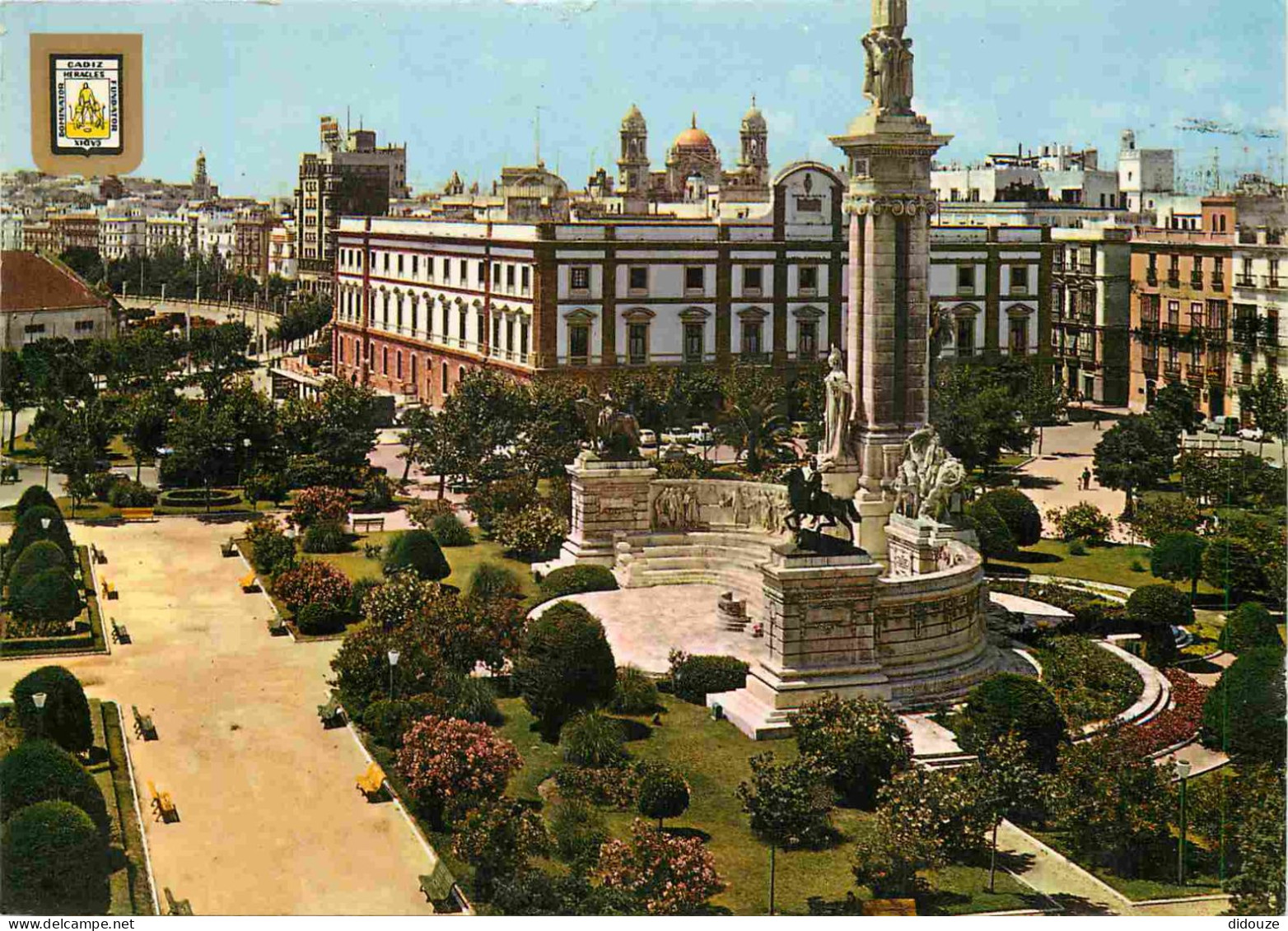 Espagne - Espana - Andalucia - Cadiz - Plaza De Espana - Place D'Espagne - CPM - Voir Scans Recto-Verso - Cádiz