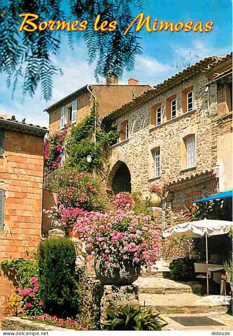 83 - Bormes Les Mimosas - Rue Fleurie - Fleurs - CPM - Voir Scans Recto-Verso - Bormes-les-Mimosas