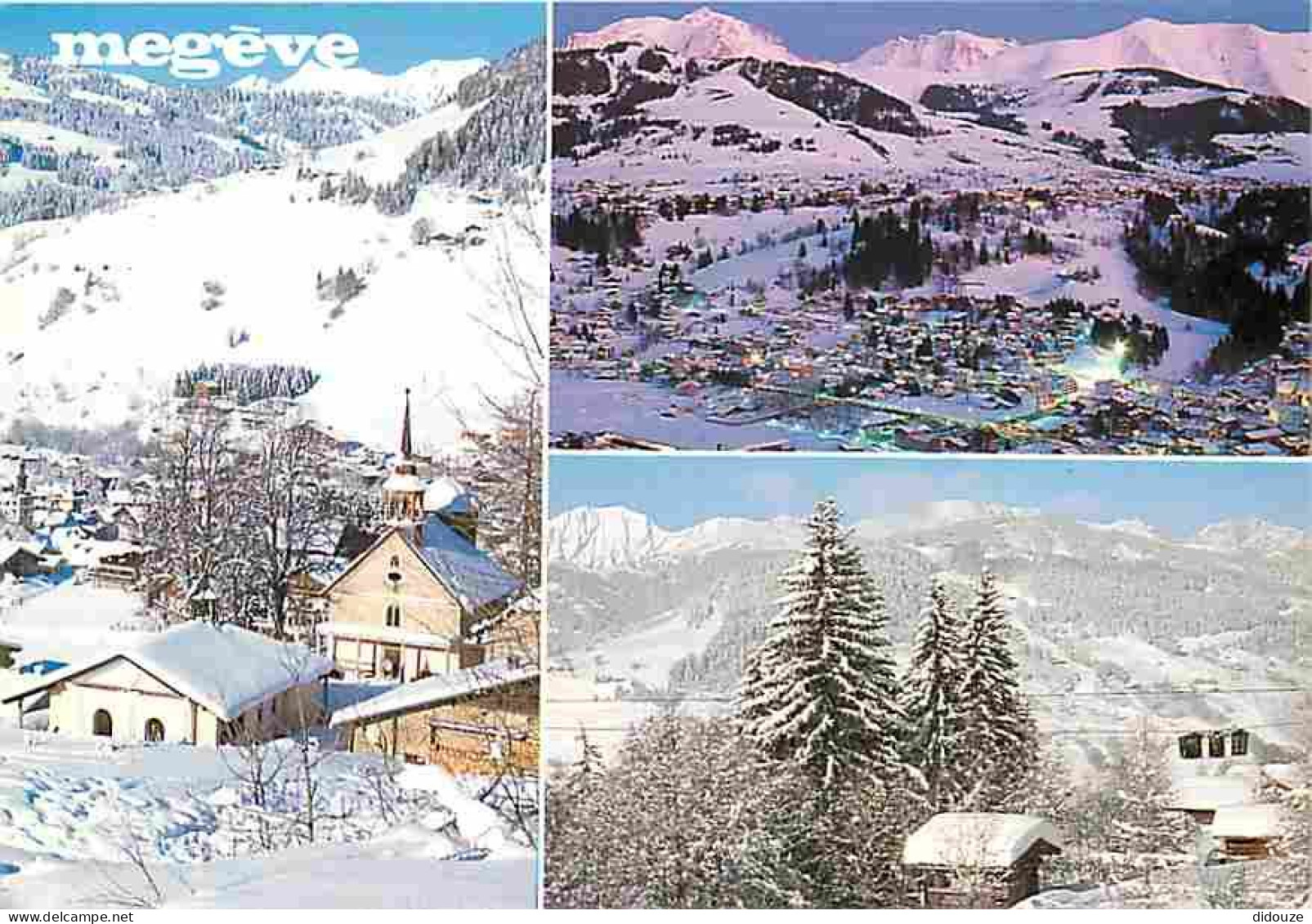 74 - Mégève - Multivues - Hiver - Neige - CPM - Voir Scans Recto-Verso - Megève