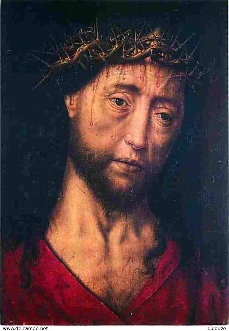 Art - Peinture Religieuse - Thierry Bouts - Le Christ De Douleur - Dijon - Musée Des Beaux Arts - CPM - Voir Scans Recto - Pinturas, Vidrieras Y Estatuas