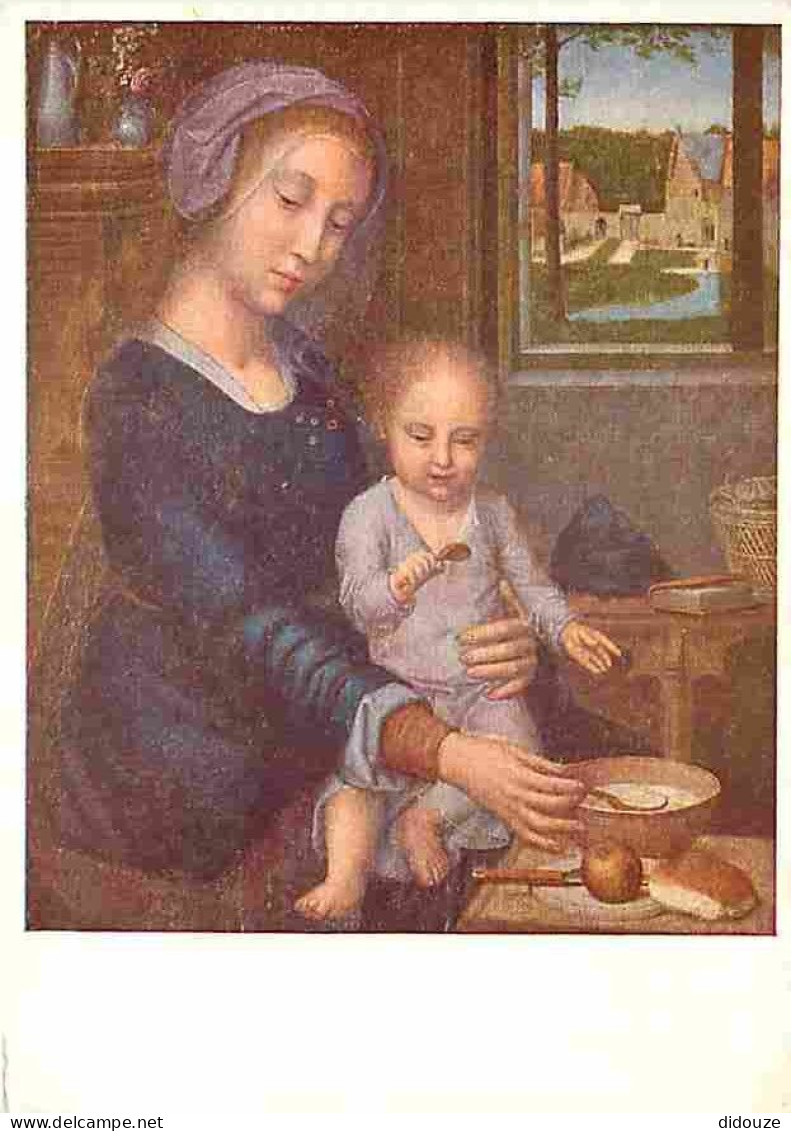 Art - Peinture Religieuse - Geeraard David - La Vierge à La Soupe Au Lait - CPM - Voir Scans Recto-Verso - Quadri, Vetrate E Statue