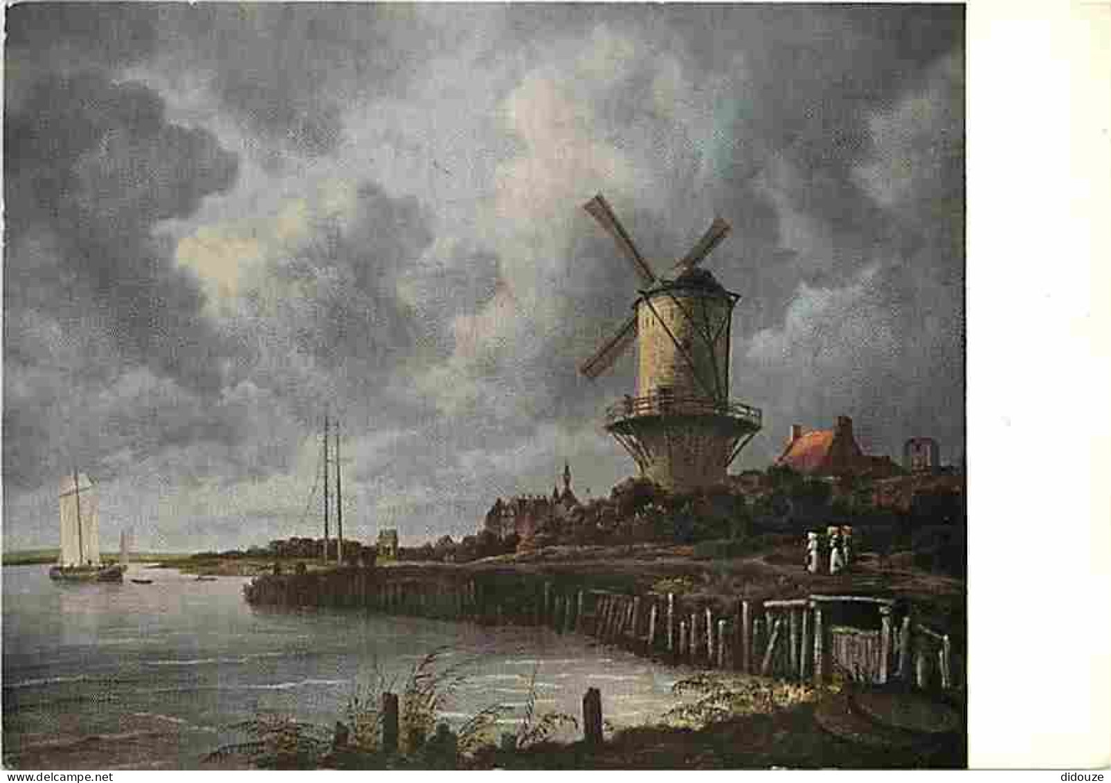 Art - Peinture - Jacob Van Ruisdael - Le Moulin Près De Wijk Bij Duurstesle - CPM - Voir Scans Recto-Verso - Malerei & Gemälde