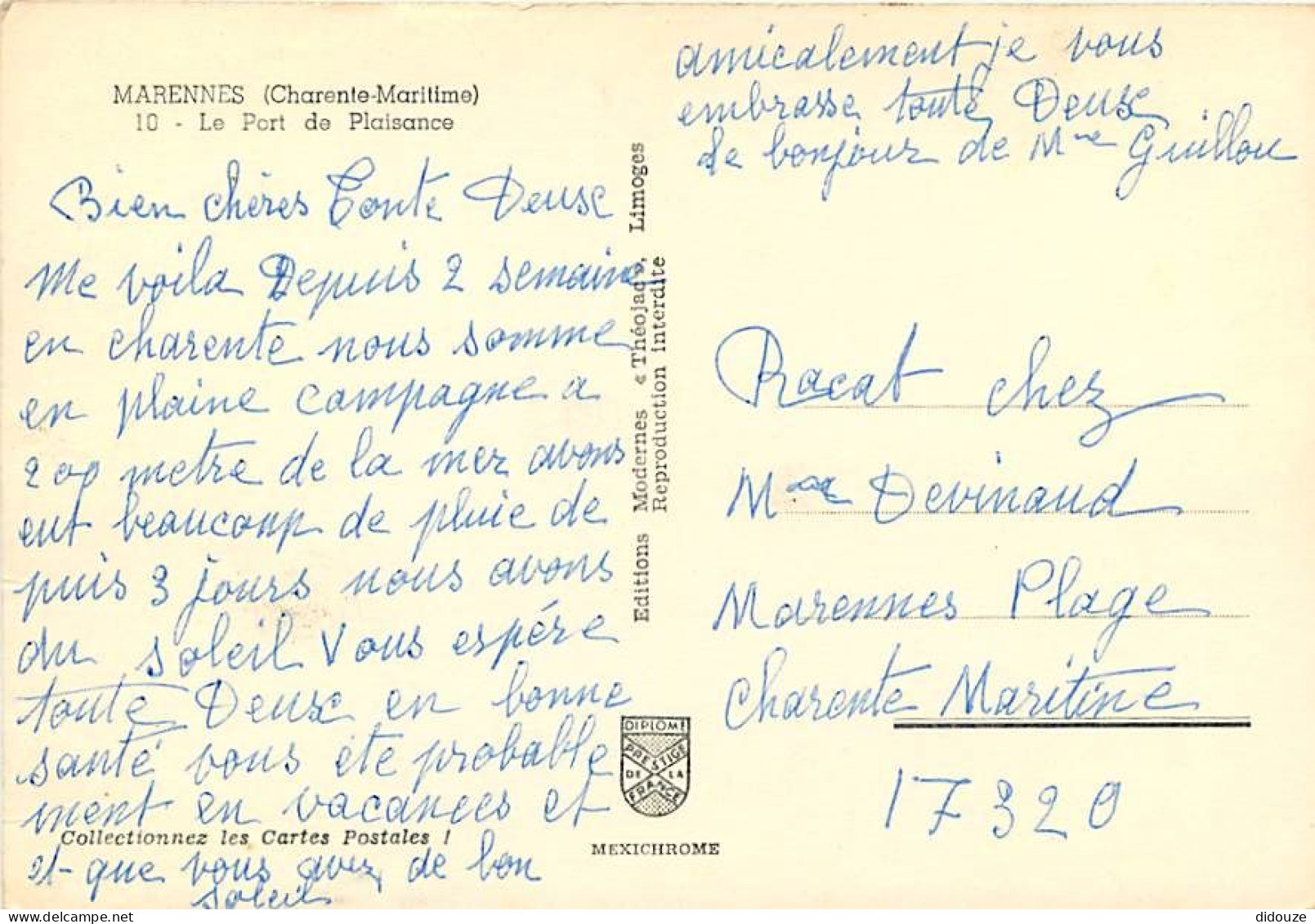 17 - Marennes - Le Port De Plaisance - Bateaux - CPM - Voir Scans Recto-Verso - Marennes