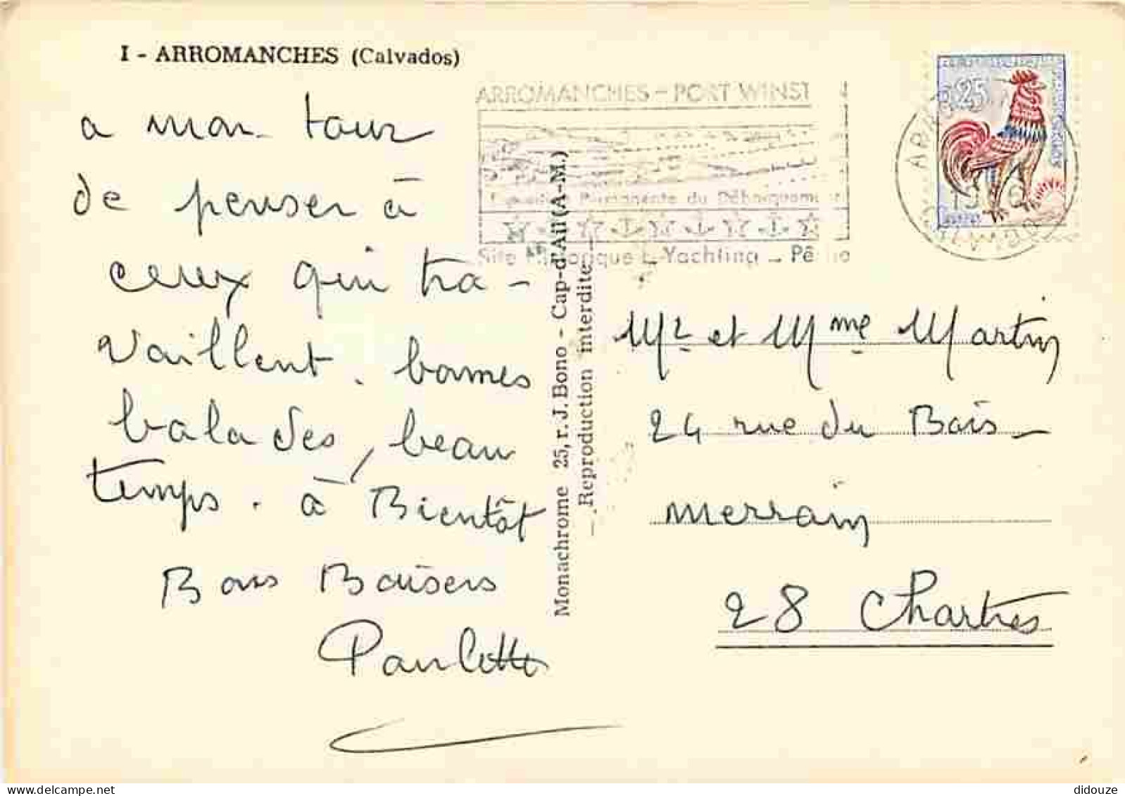 14 - Arromanches - Multivues - Automobiles - Flamme Postale - CPM - Voir Scans Recto-Verso - Arromanches