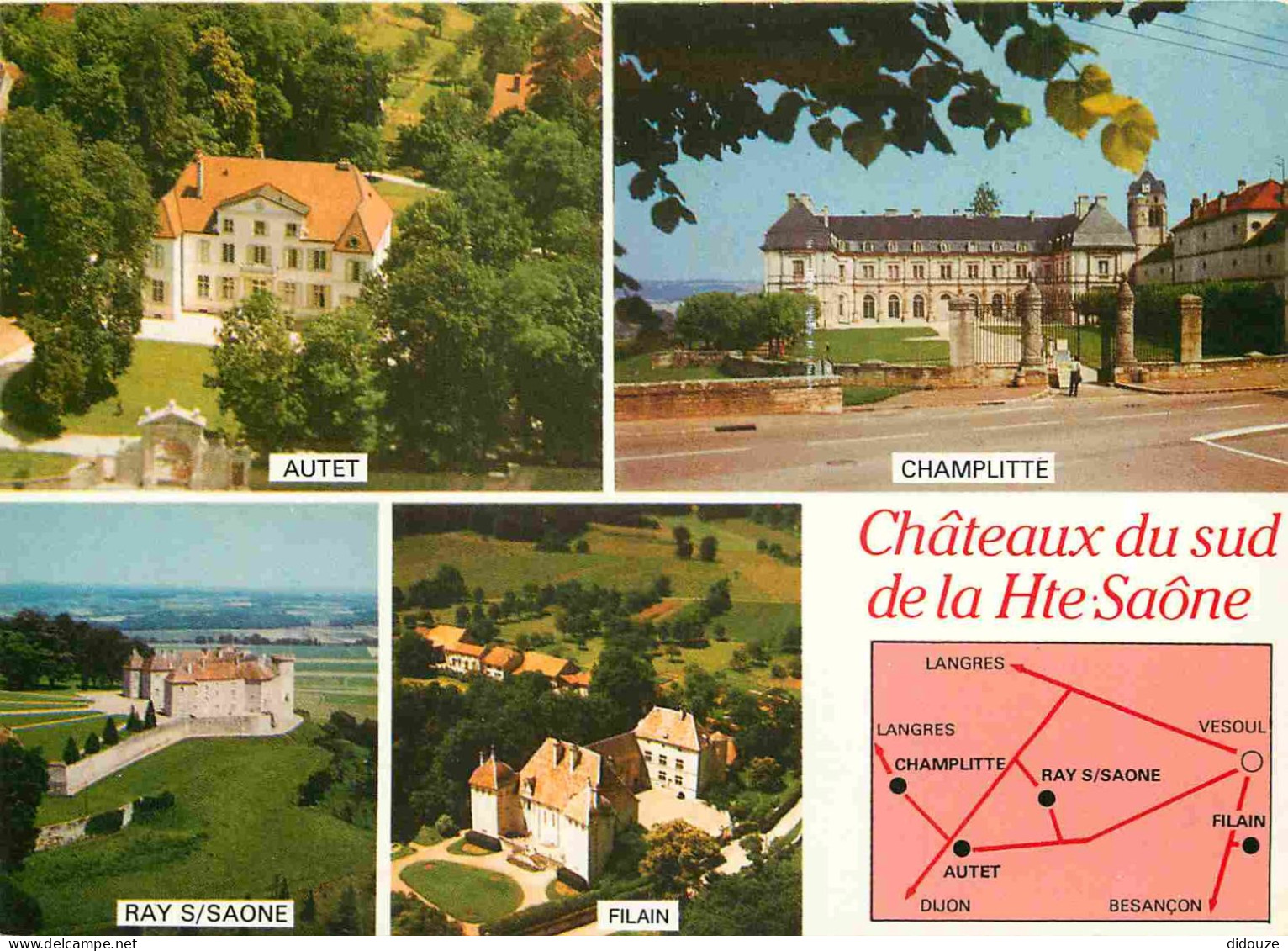 70 - Haute Saone - Chateaux Du Sud De La Haute Saone - Multivues - CPM - Voir Scans Recto-Verso - Sonstige & Ohne Zuordnung