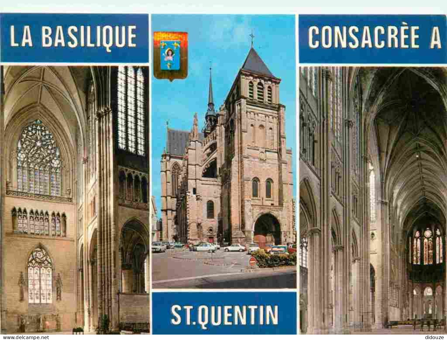 02 - Saint Quentin - La Basilique - Multivues - CPM - Voir Scans Recto-Verso - Saint Quentin