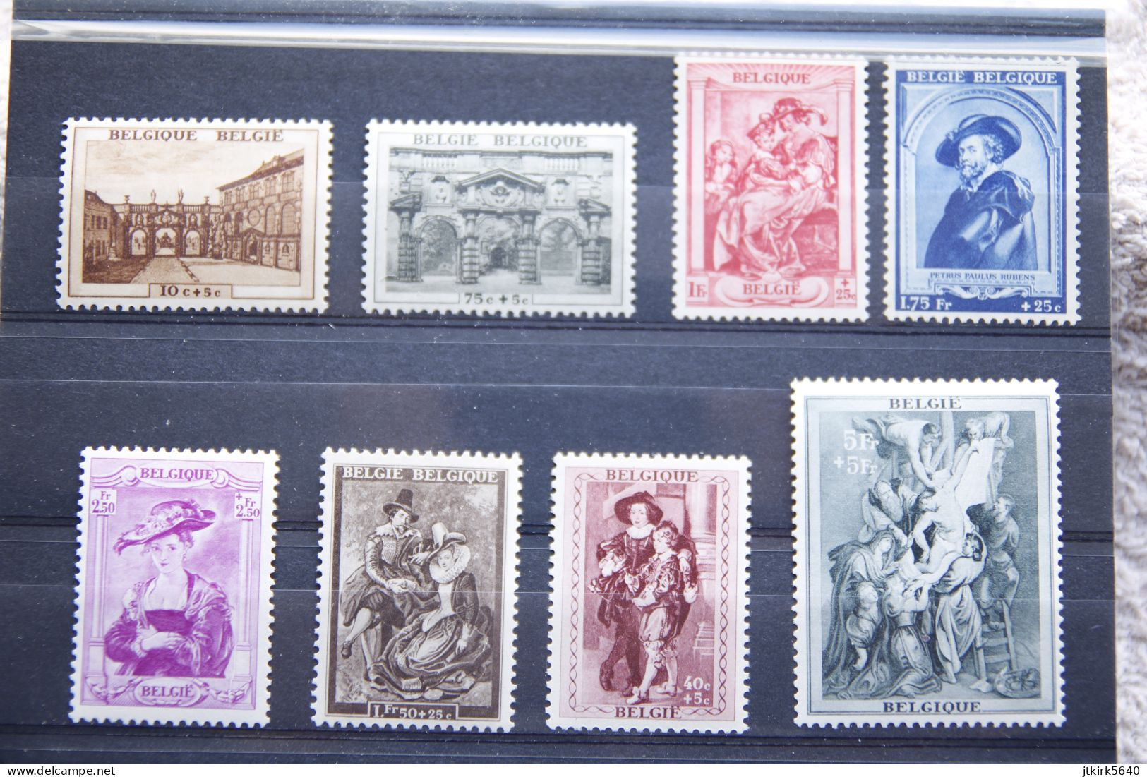 Série Restauration De La Maison Rubbens  (COB/OBP 504/511, MNH**) 1939. - Neufs