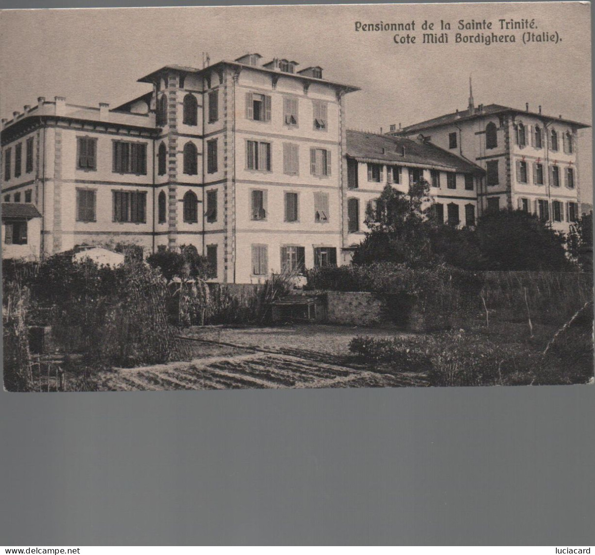 BORDIGHERA -IMPERIA -PENSIONNAT DE LA SAINTE TRINITè - Imperia