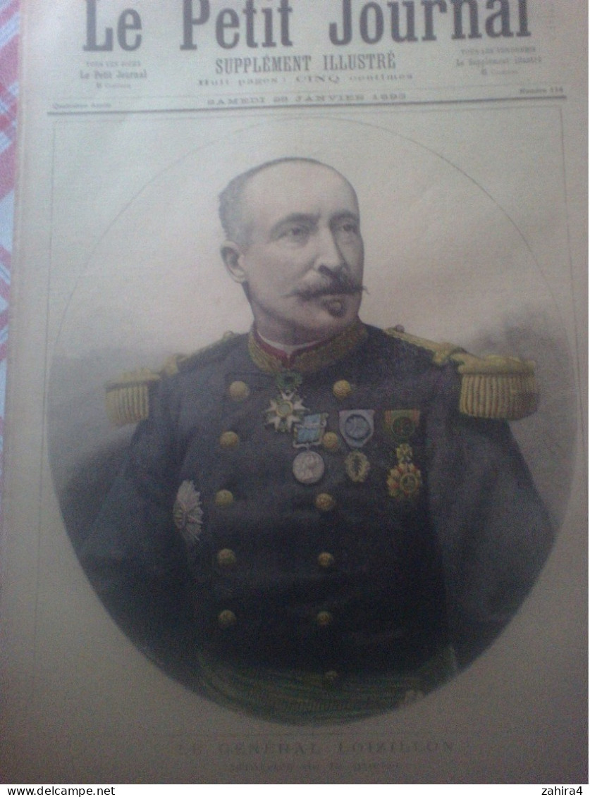 Le Petit Journal 114 Ministre De La Guerre Général Loizillon Casimir-Perier Chambre De Député Partition Souhait G Nadaud - Riviste - Ante 1900