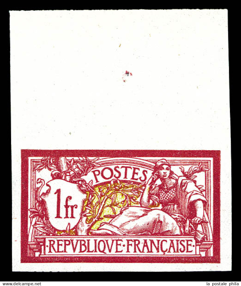 ** N°121a, 1f Merson, Haut De Feuille Avec Point De Repère. SUP  Qualité: **  Cote: 500 Euros - 1872-1920