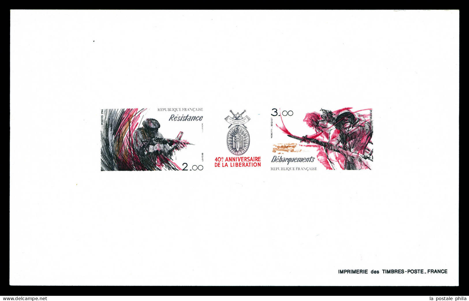 (*) N°2313A, 40ème Anniversaire De La Libération. Tirage 25 Exemplaires. TTB  Qualité: (*)  Cote: 200 Euros - Luxury Proofs