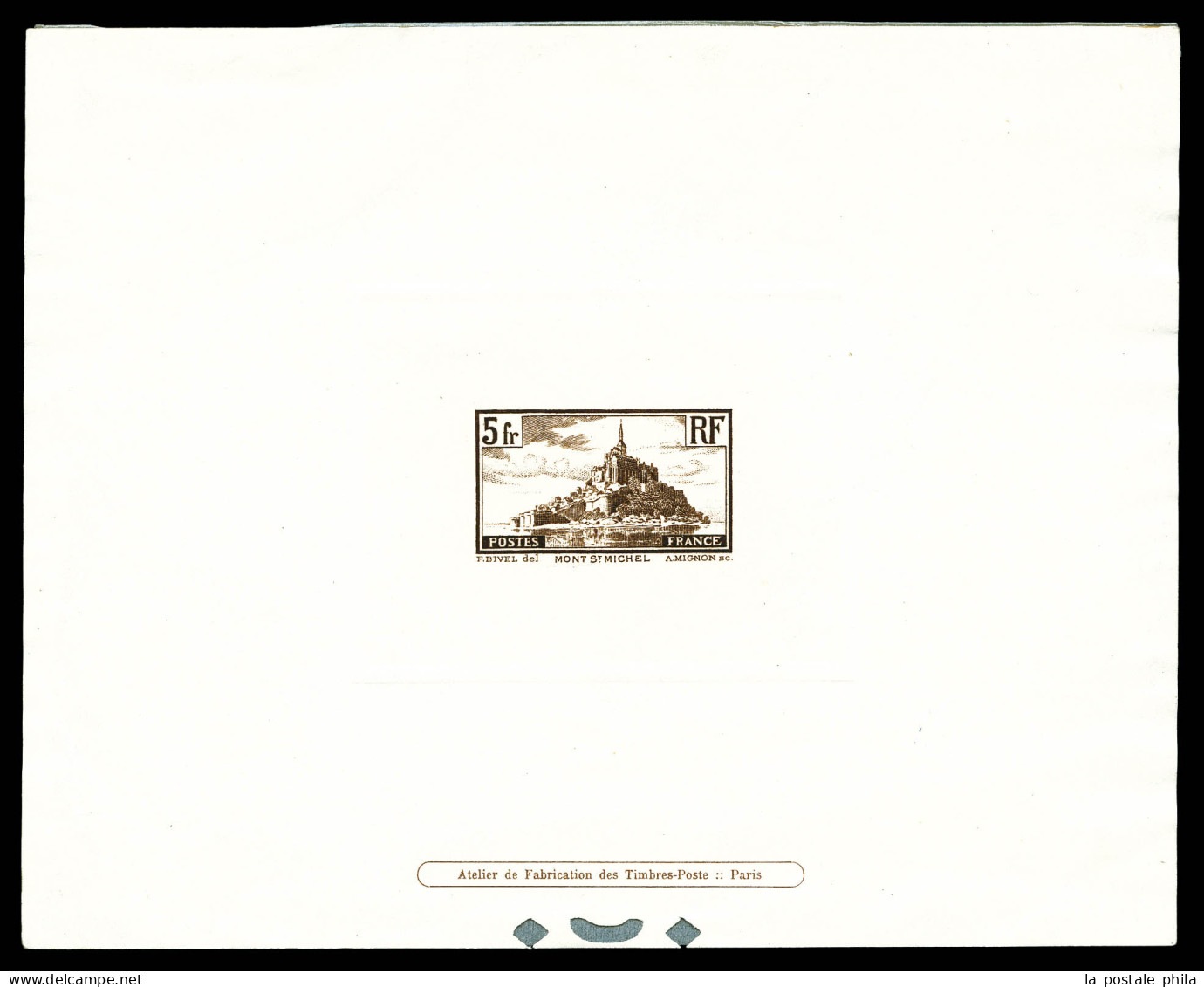 (*) N°260, Mont St Michel, TTB  Qualité: (*)  Cote: 250 Euros - Luxury Proofs