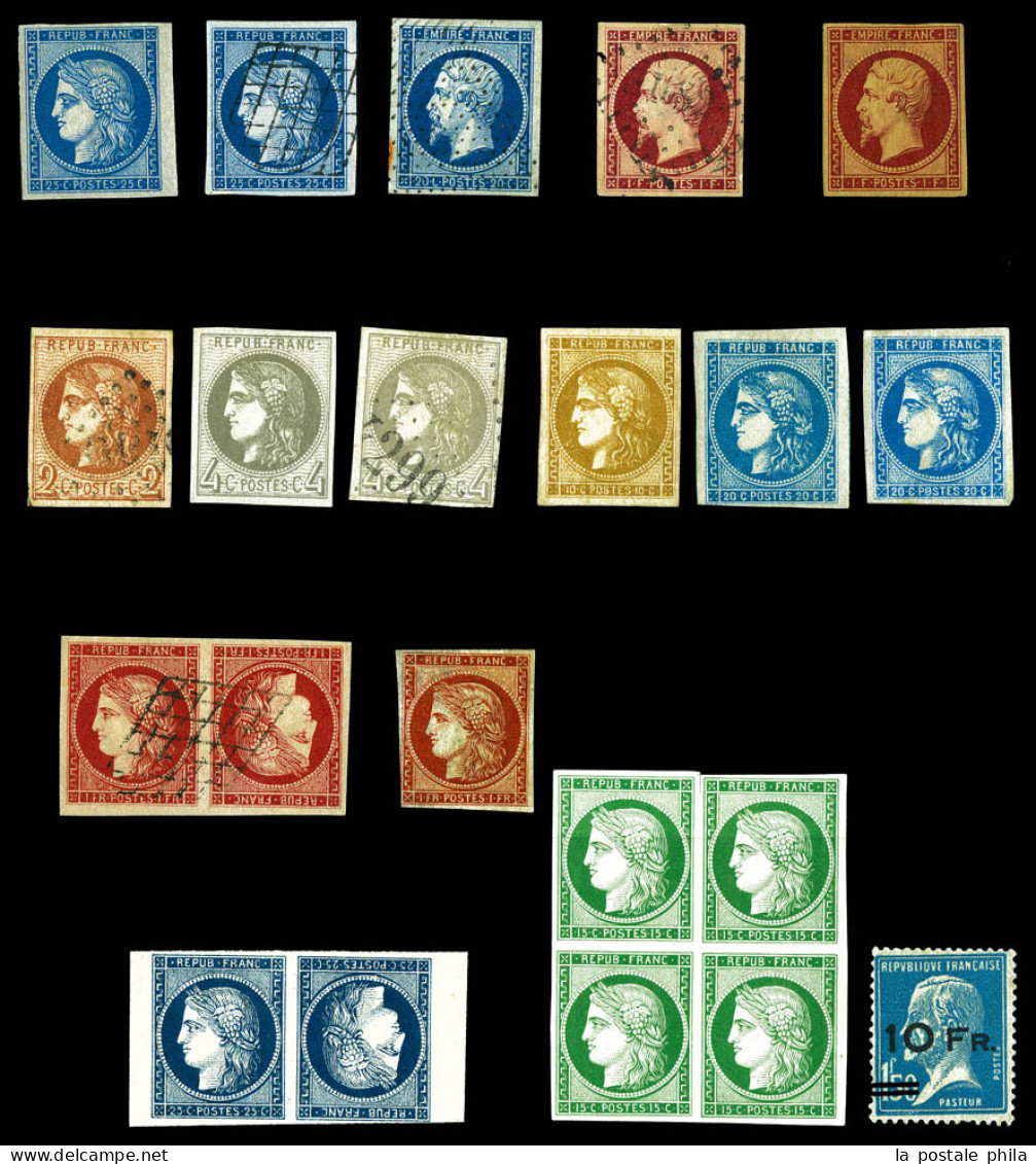 N&O 1849-1936, Lot De Timbres Essentiellement Classiques Dont Exemplaires Neufs, En Bandes Et Sur Lettre Avec Pas Moins - Colecciones Completas