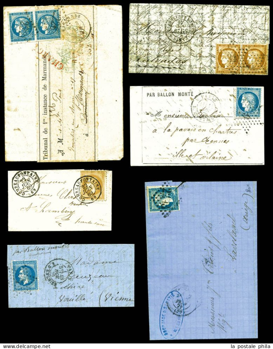 N&O 1849-1936, Lot de timbres essentiellement Classiques dont exemplaires neufs, en bandes et sur lettre avec pas moins