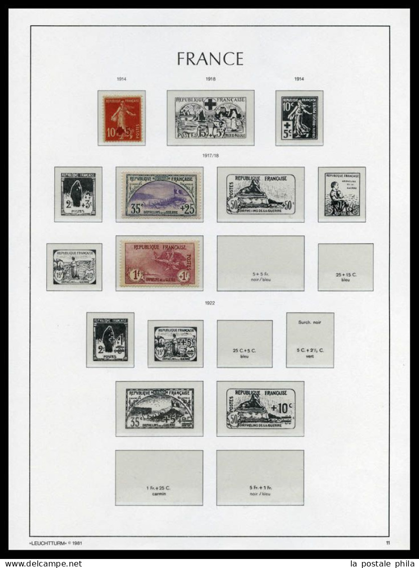N&O 1849-1949, Collection présentée en album Leuchturm, oblitérée avant 1900 puis neuf **/*, dont 152 et 154, 354/355, c