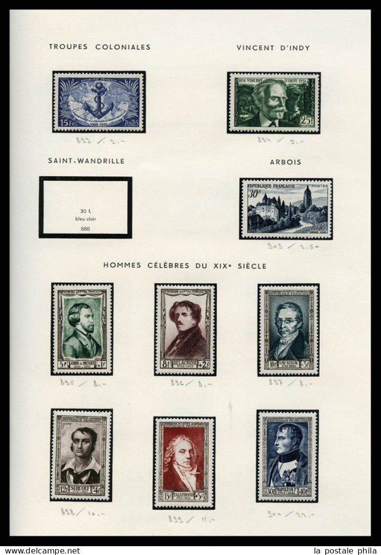 N&O 1849-1970, accumulation présentée dans 5 Albums comprenant des timbres neufs et obl avec multiples dont 1ère série O