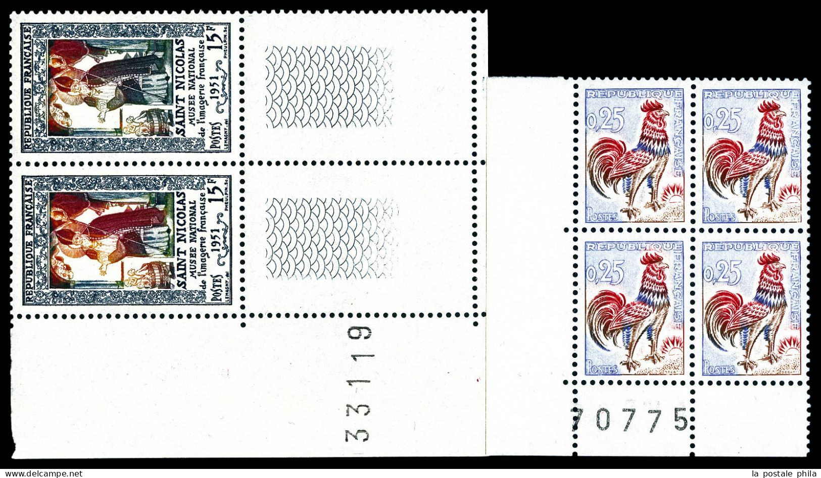 N&O 1853-1986, Originale collection de timbres à l’ancienne en 3 albums Yvert & Tellier avec nombreuses variétés présent