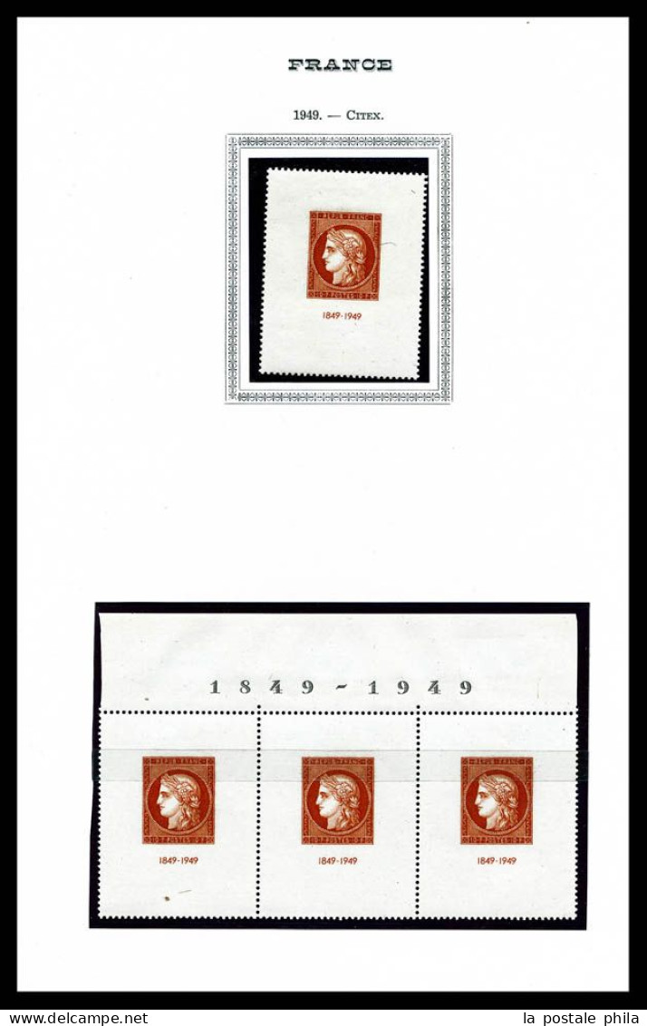 N&O 1853-1986, Originale collection de timbres à l’ancienne en 3 albums Yvert & Tellier avec nombreuses variétés présent